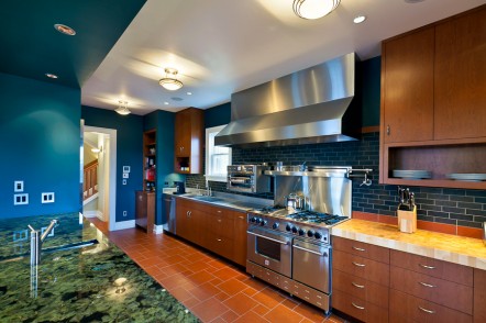 Wallingford modern kitchen in classic home, west end