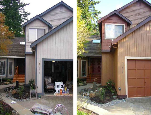 exterior paint color consultation shows before and after