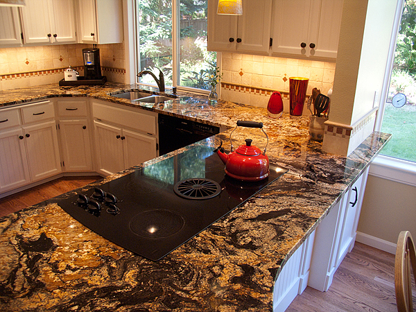Remodeled kitchen and tile design