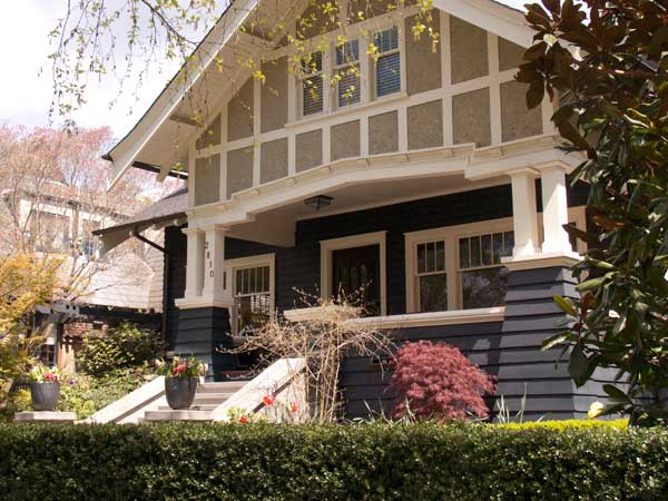 classic Seattle Craftsman with architectural detail.